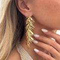 Sweet And Cool Style Wheat-ear Tassel Y-shaped Niche Patchwork Alloy Jewelry