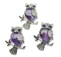 DIY Alloy Owl Brooch Jewelry With Crystals