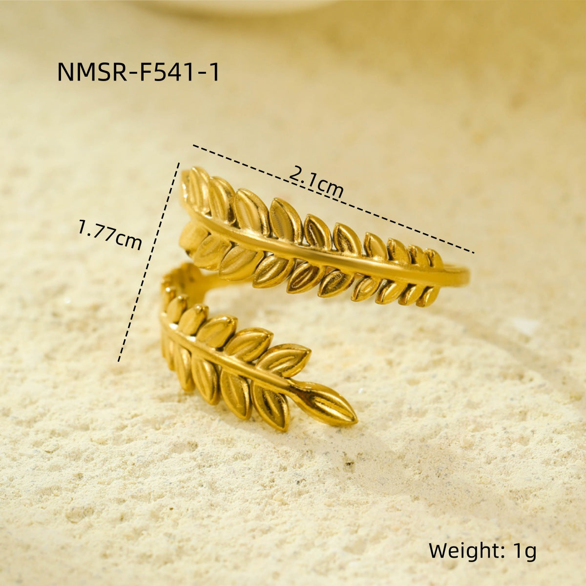 New Niche Stainless Steel Adjustable Ring In The Instagram Style