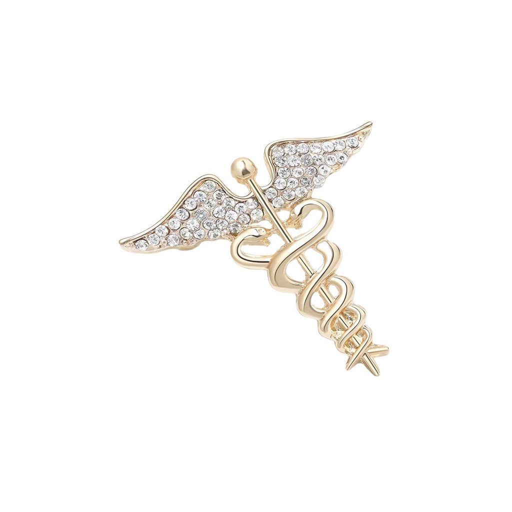 Retro Alloy Oil-Drip Serpentine Animal Brooch Angel Wings Snake Pin Corsage