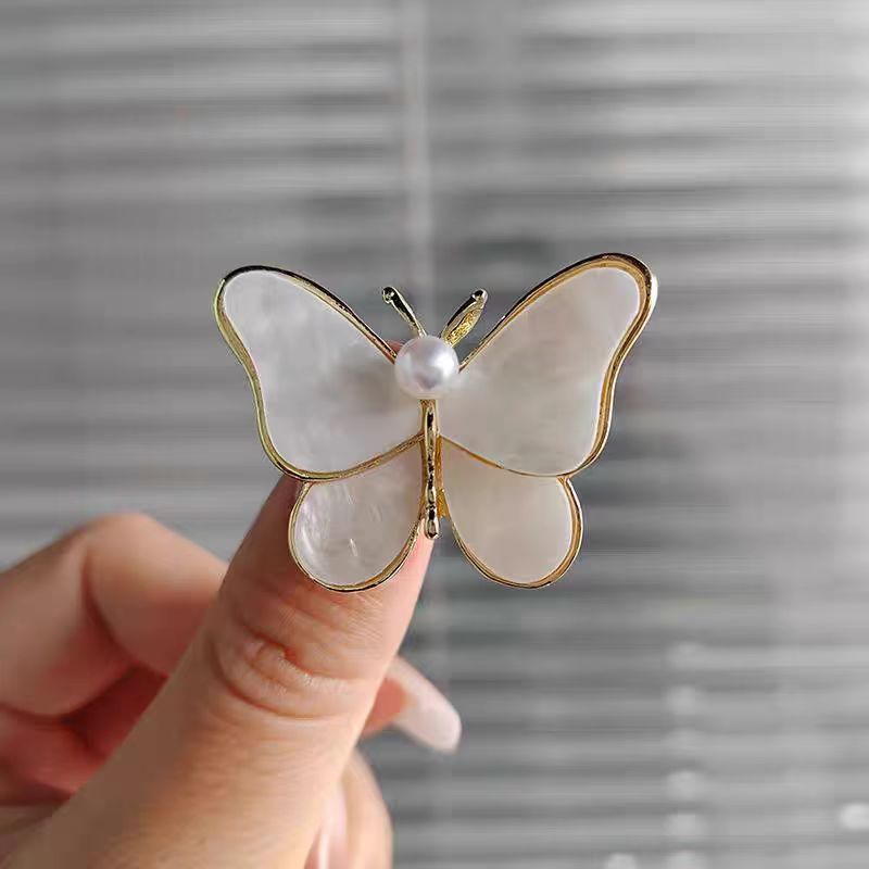 Fashionable Versatile High-end Korean-style Niche Design Premium Accessoryanti-exposure Brooch For Clothing