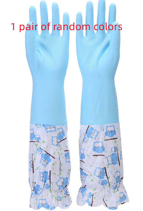 Autumn And Winter Dishwashing Gloves