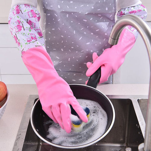 Autumn And Winter Dishwashing Gloves