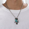 Stylish And Owl Mens Pendant Necklace