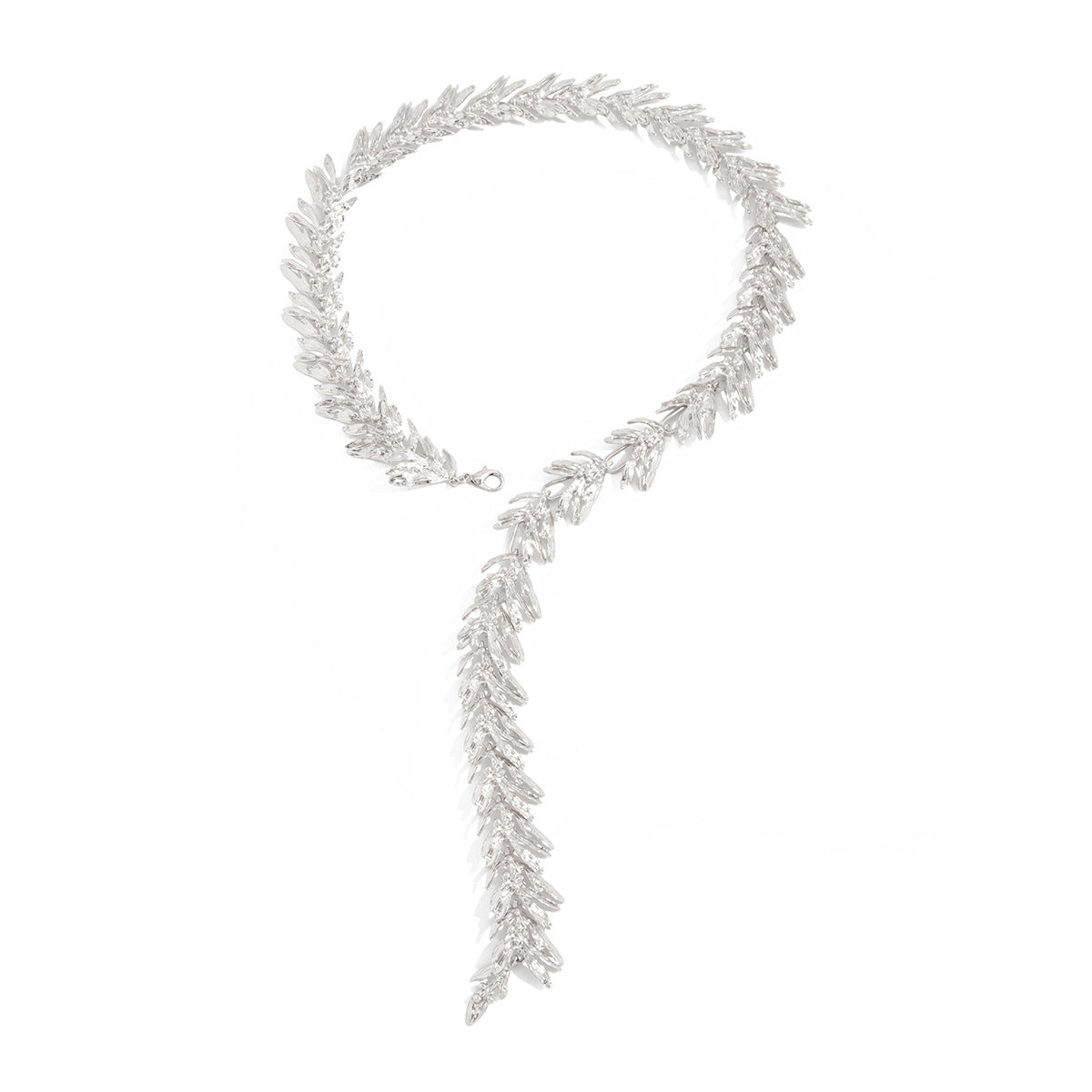 Sweet And Cool Style Wheat-ear Tassel Y-shaped Niche Patchwork Alloy Jewelry