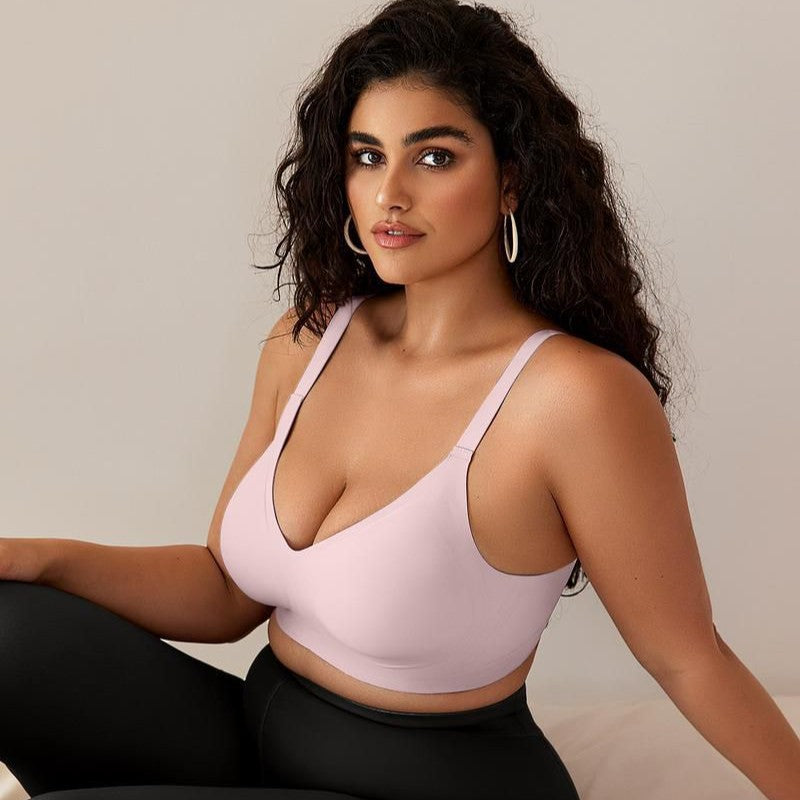 Seamless Soft Support Wire Free Molded Cup Bra