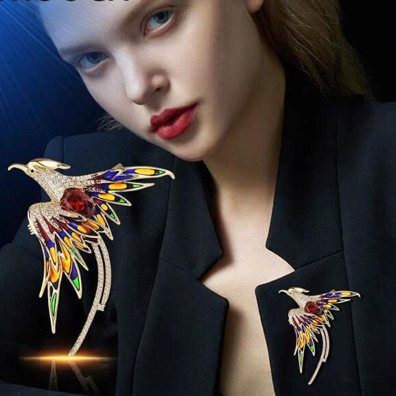 Fashionable Versatile High-end Korean-style Niche Design Premium Accessoryanti-exposure Brooch For Clothing