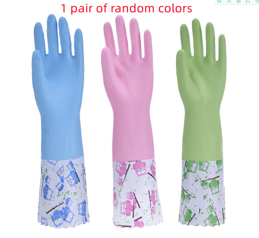 Autumn And Winter Dishwashing Gloves